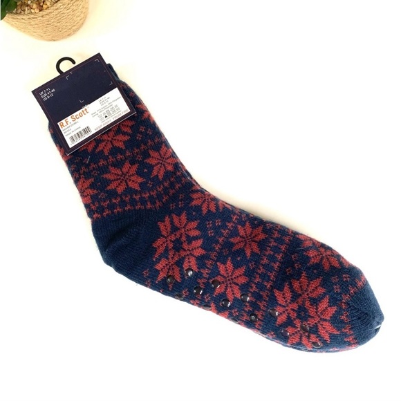 R.F. Scott Other - R.F. Scott Men’s Slipper Socks New 8-12